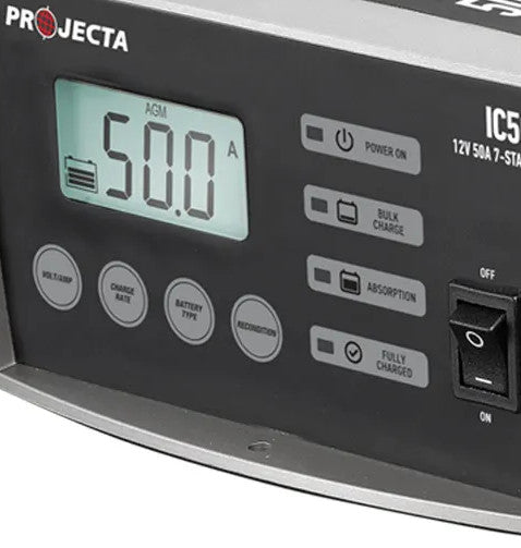 12V 50A 7 STAGE MULTI CHEMISTRY BATTERY CHARGER
