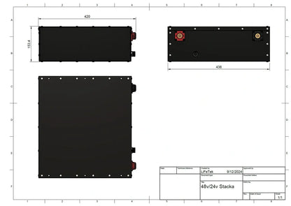24V 200Ah Stackable LiFePO4 Battery