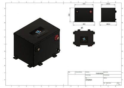 12v 310/330Ah Vanlife LiFePO4 Battery