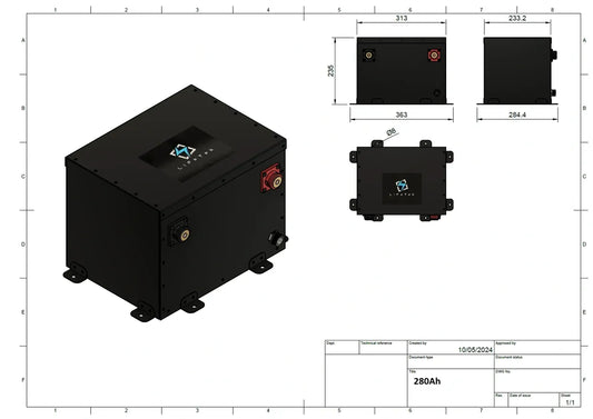 12v 280Ah VANLIFE LIFEPO4 BATTERY