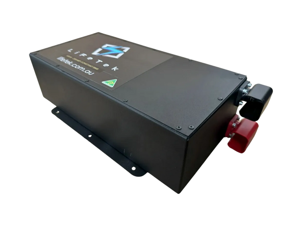 12V 100Ah Side Mount Slim LiFePO4 Battery