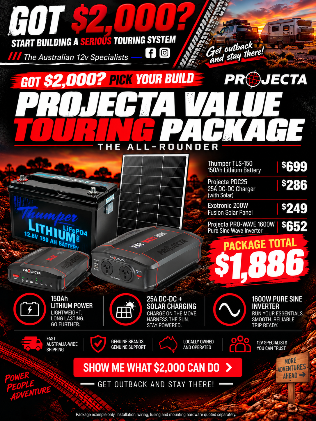 Projecta Value Touring Package